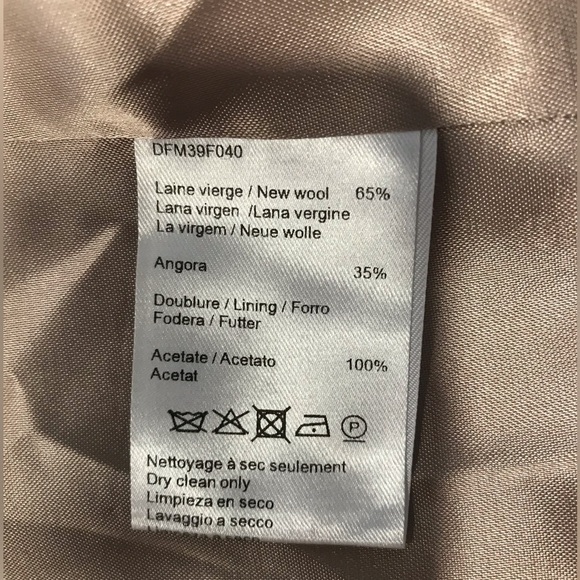 Gerard Darel women wool coat SZ 44 - Picture 8 of 13